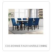 COS-BONNIE FAUX MARBLE DINING